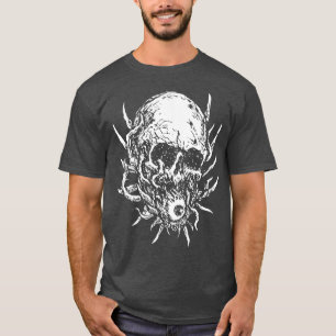 Brutal Death Metal Eternal Sight Eye Skull by KRAF T Shirt