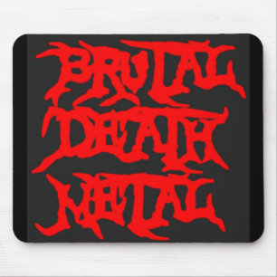 Brutal dödmetall musmatta