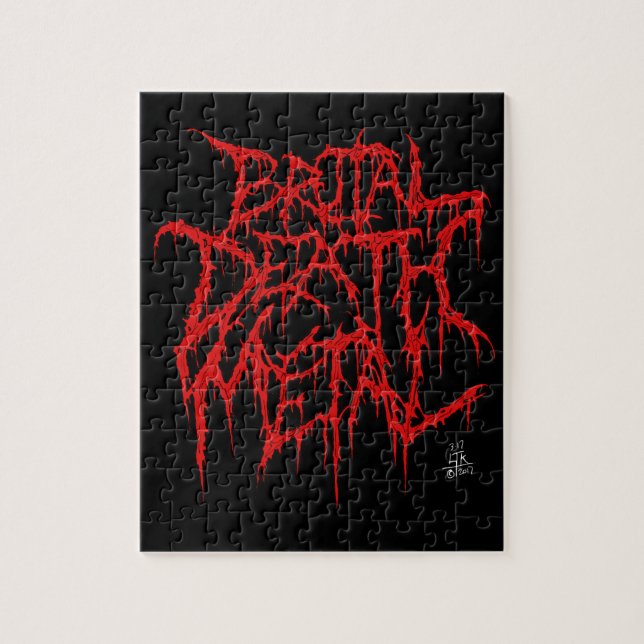 Brutal dödmetall pussel (Vertikal)