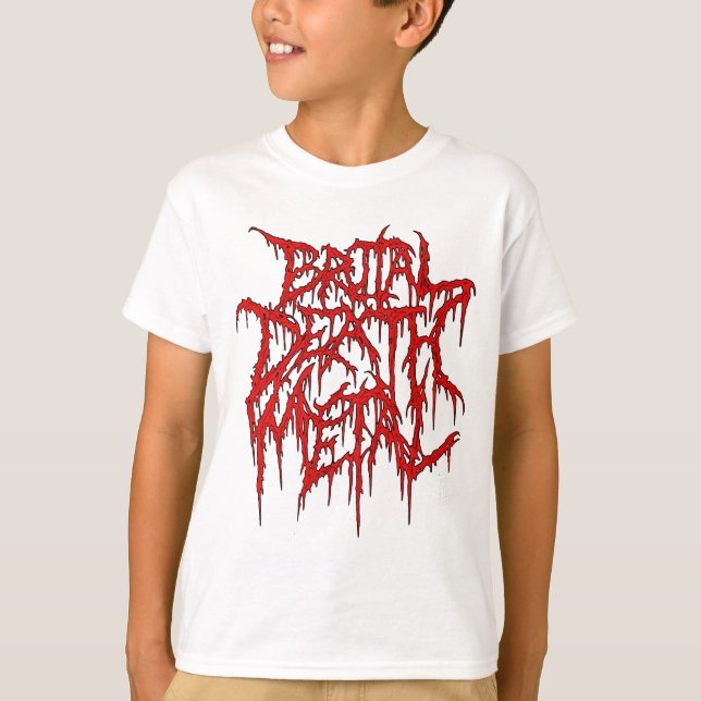 Brutal dödmetall tee (Framsida)