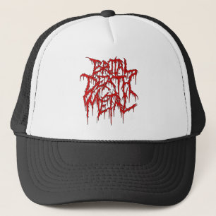 Brutal dödmetall truckerkeps