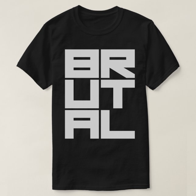 Brutal logotyp t shirt (Design framsida)
