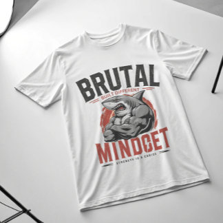 Brutal Mentalitet Haj Gym T-Shirt | Savage Alpha