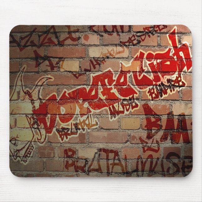 Brutal musa "DF1-vägglogotyp" Mousepad Musmatta (Framsidan)