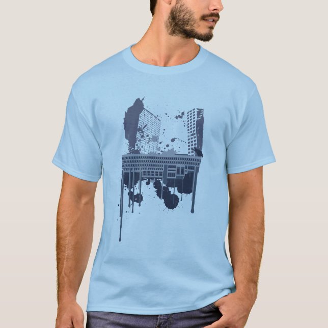 Brutala Boston (blåttversionen) T-shirt (Framsida)