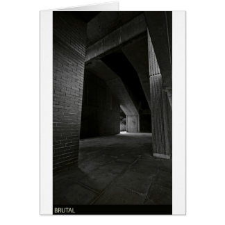 brutalism hälsningskort