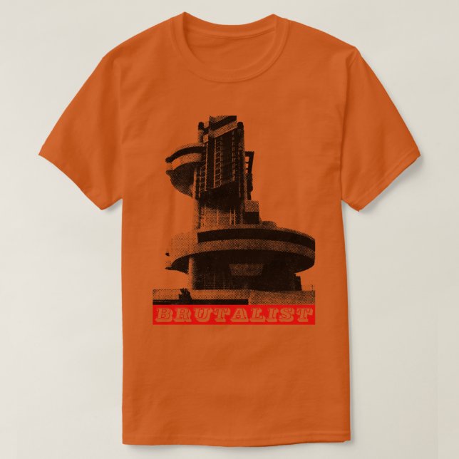 Brutalism La Casa de la Por T Shirt (Design framsida)