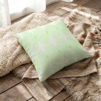 Brutalist Pulse: Pistaccio Green & White Kudde