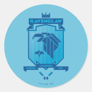 Brutalist RAVENCLAW™-Vapensköld Runt Klistermärke