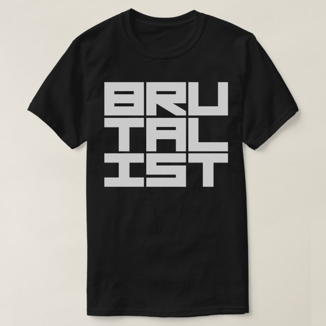 Brutalistisk fet text t shirt (Design framsida)