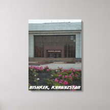 Brutalistiskt museum, Bishkek, Kirgizistan (Frankr