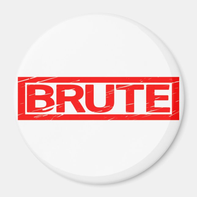 Brute Frimärke Magnet (Framsidan)