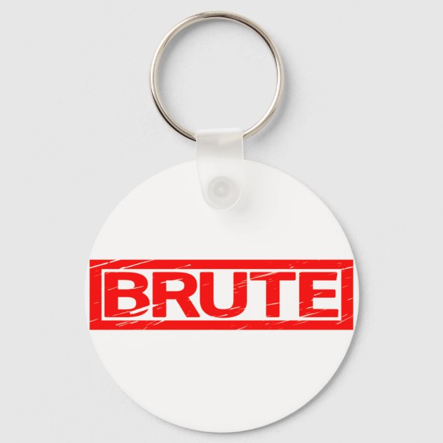 Brute Frimärke Nyckelring (Framsida)