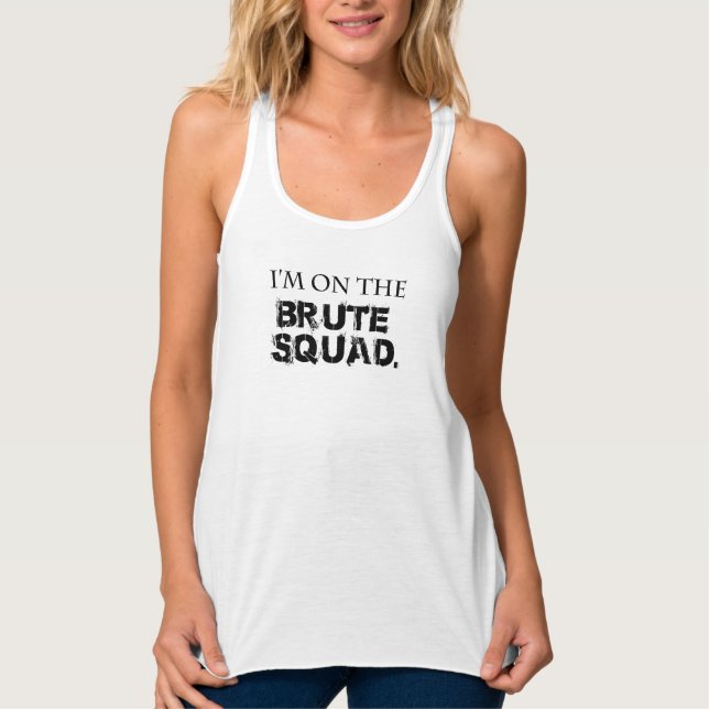 Brute Squad-tanktop Linne Med Racerback (Framsida)
