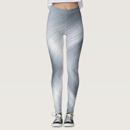 Bruten Aluminium Makro Struktur Leggings