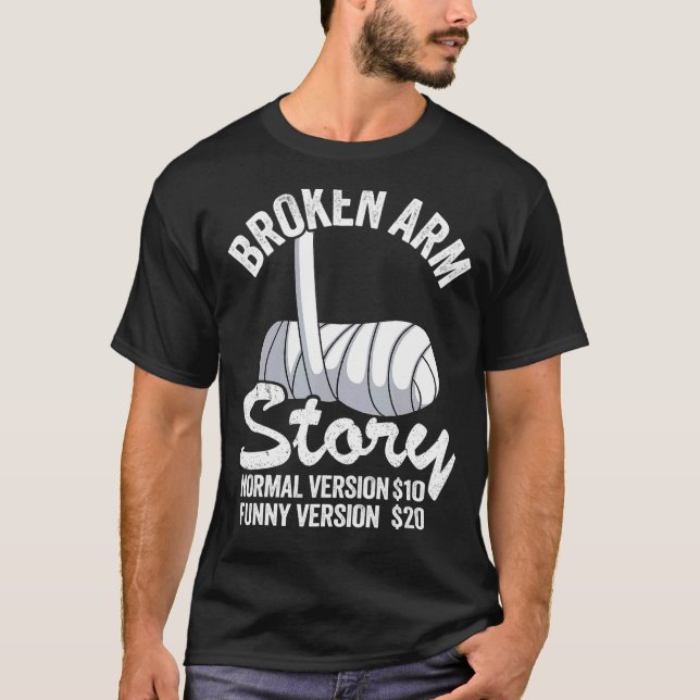 Bruten Arm, normal version 10 Version 20 3 T Shirt (Framsida)
