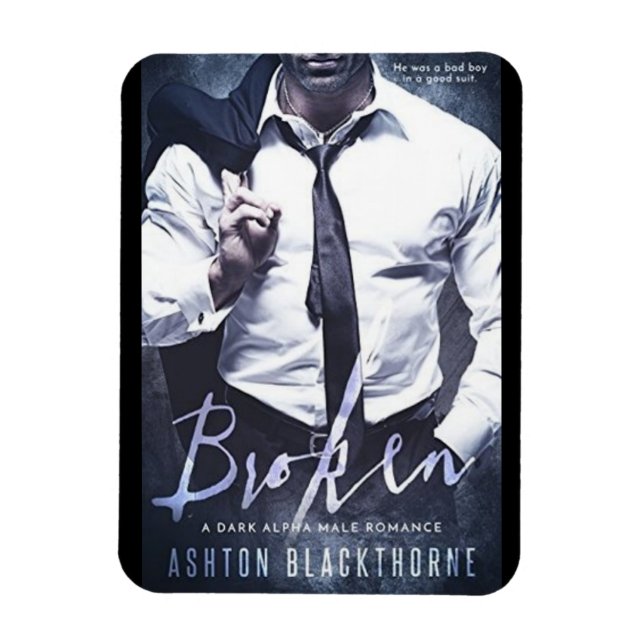 Bruten av Ashton Blackthorne Bok Cover Magnet (Vertikal)