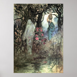 Bruten av en spirit av Warwick Goble Poster
