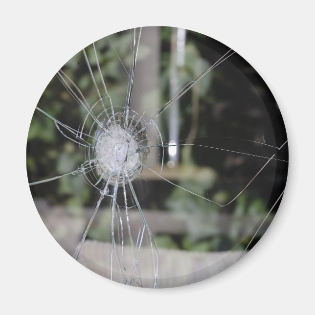 Bruten bildskärm magnet (Framsidan)