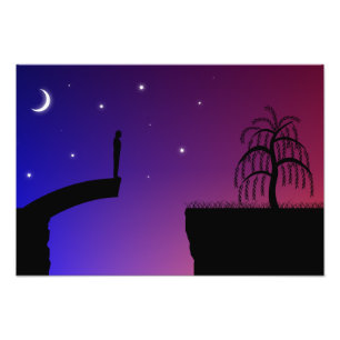 Bruten Bridge-fotoutskrift Fototryck