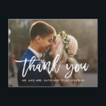 Bruten Charm Bröllop - tackkort för vykort<br><div class="desc">Att skicka ut tackkortet är en bryggning med den här chicen och tack för snyggten som du har vykort. Besök vår designutställningslokal på WWW.BERRYBERRYSWEET.COM</div>