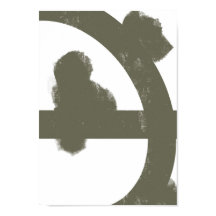 Bruten cirkel – Brutalistisk abstrakt konsttryck