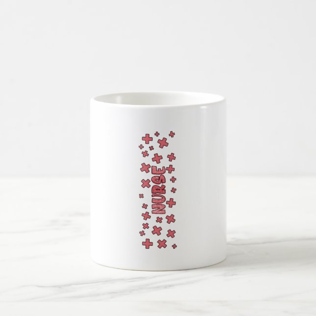 Bruten förpackning för sjuksköterska kaffemugg (Center)