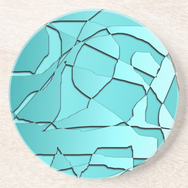 Bruten glasflaska underlägg (Framsidan)