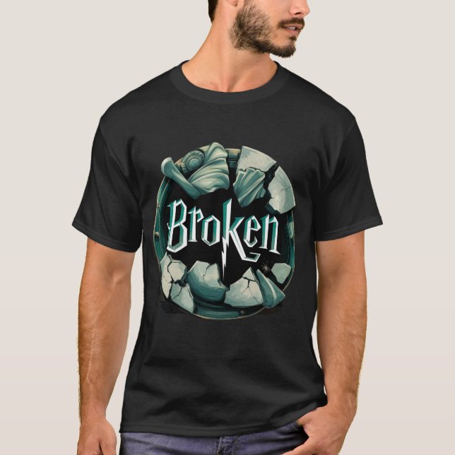 bruten grafit t shirt (Framsida)