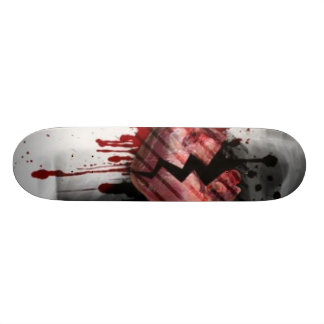 Bruten hjärta skateboard bräda 21,5 cm