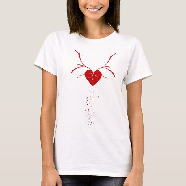 Bruten hjärta tee shirt (Framsida)