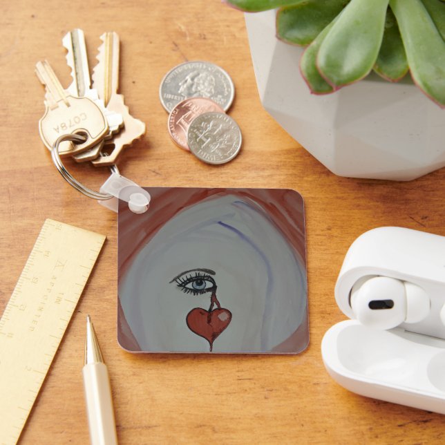 Bruten Hjärtnyckelring Nyckelring (Skrivbord)