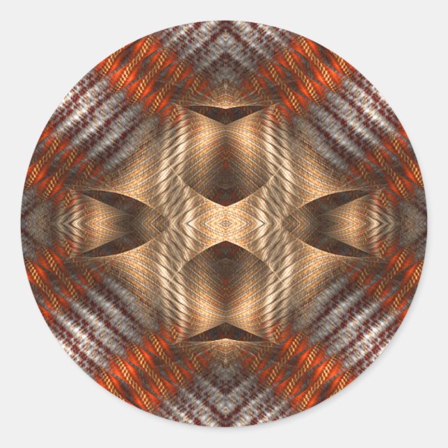 Bruten identitet runt klistermärke (Framsida)