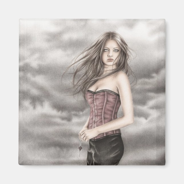 Bruten kedjemagnet magnet (Framsidan)