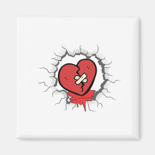 Bruten logotyp magnet