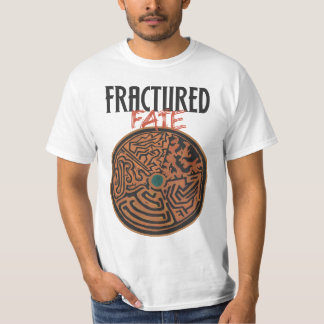 Bruten ödeskjorta med författare och tecken t-shirt