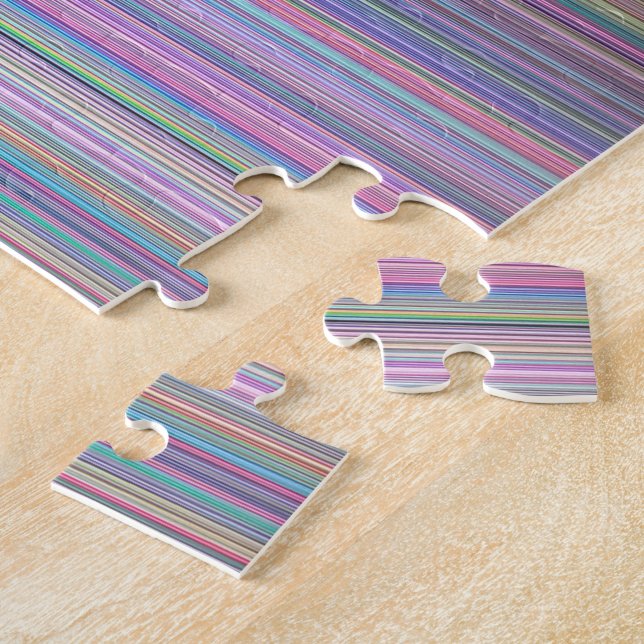 Bruten platt skärm-TV-regnbåge rand Pussel (Sidan)