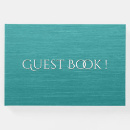 Bruten Teal w White Text Guest Bok