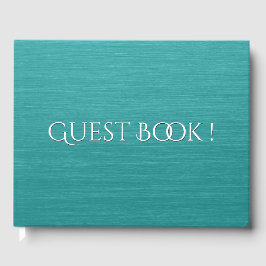 Bruten Teal w White Text Guest Bok