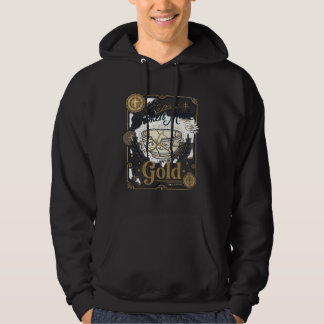 Bruten till Guld Jesus Kintsugi Bruten Keramik Kri Hoodie
