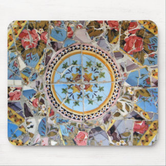 Brutet belägga med tegel mosaiska Mousepad Musmatta