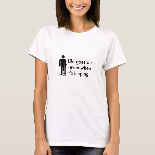brutet ben t shirt (Framsida)