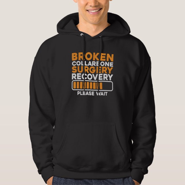 Brutet broben - Skadad bål - Skadad kol i avspalte Hoodie (Framsida)
