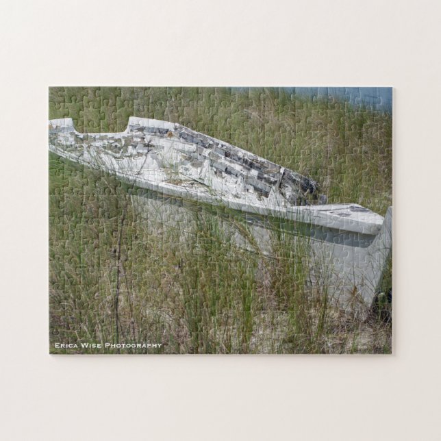 Brutet fartyg pussel (Horisontell)