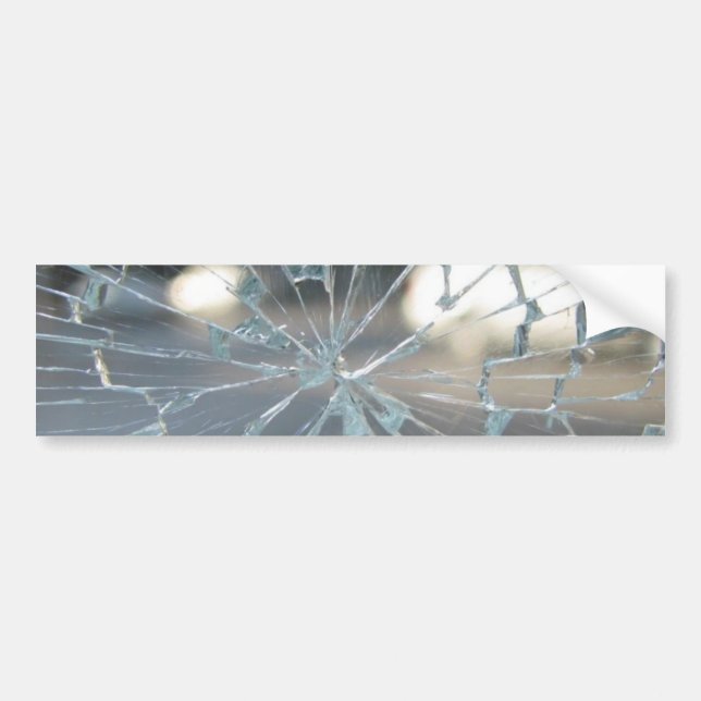 Brutet glas bildekal (Framsidan)
