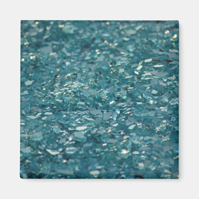 Brutet glas magnet (Framsidan)