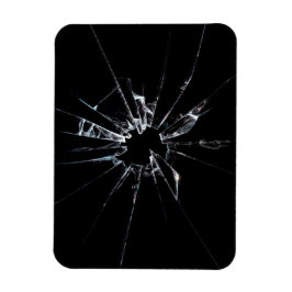 Brutet glas nr 1 magnet