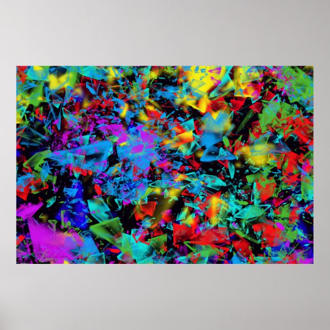 Brutet glas poster (Framsidan)