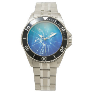 Brutet Glass armbandsur