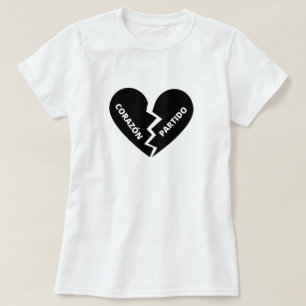 Brutet hjärta i Galicien - corazón partido T Shirt